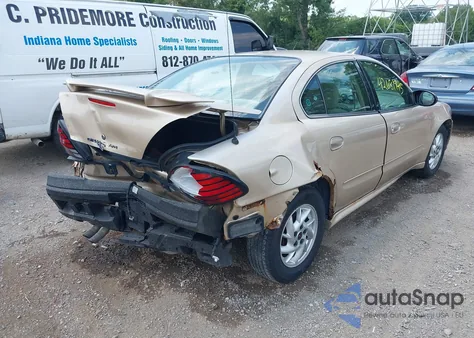 2004 Pontiac Grand Am Se1 из США, поврежденный, VIN 1G2NF52E64M667801